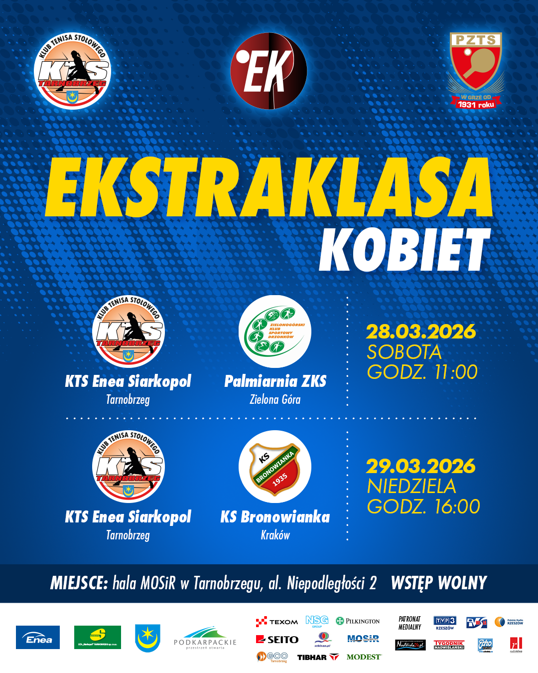 Ekstraklasa kobiet w tenisie stołowym